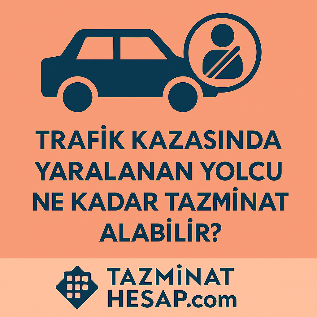 Trafik Kazasında Yaralanan Yolcu Ne Kadar Tazminat Alabilir?