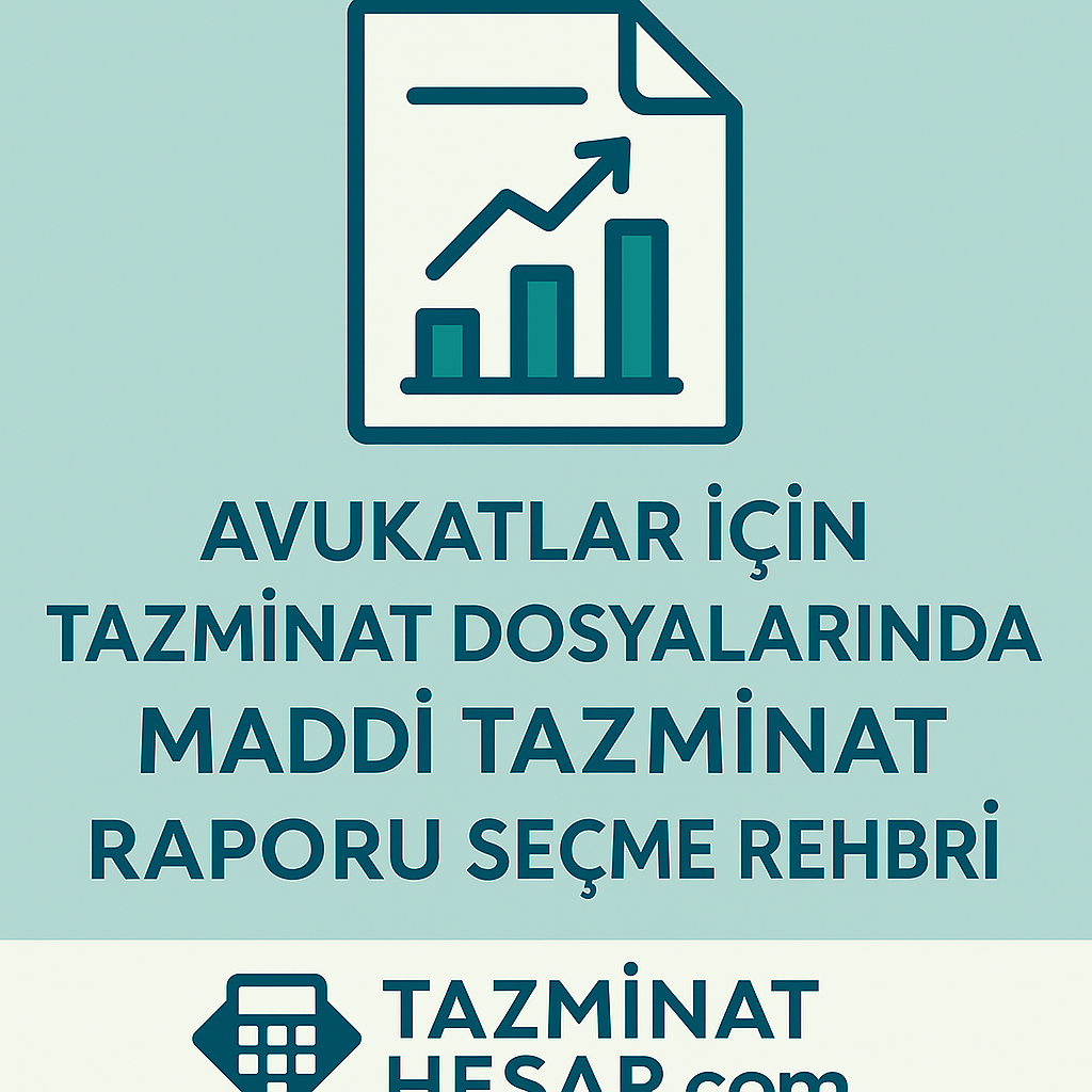 Avukatlar için Tazminat Dosyalarında Maddi Tazminat Raporu Seçme Rehberi