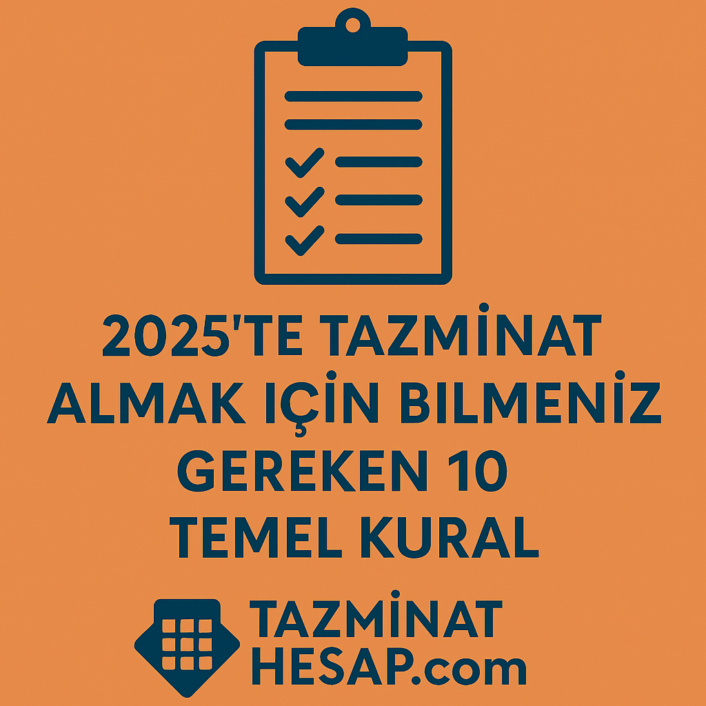 2025'te Tazminat Almak İçin Bilmeniz Gereken 10 Temel Kural